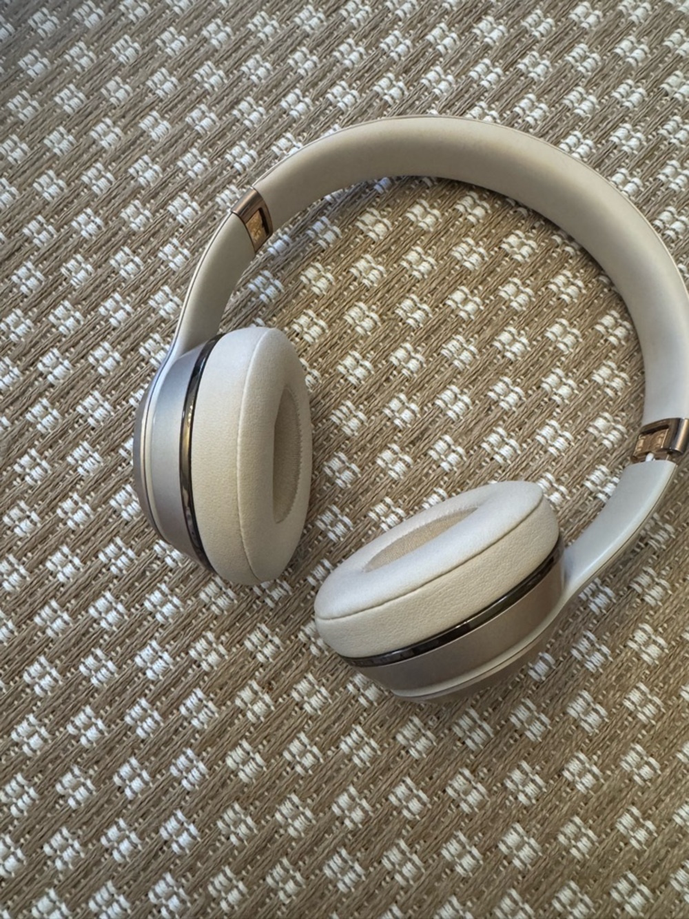 Beats by Dre On-Ear headphones — Cream with Gold Accents